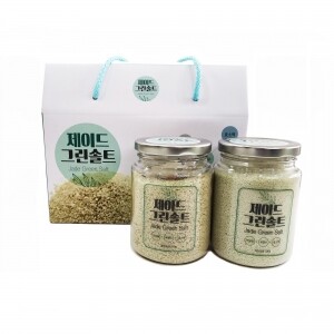 천연愛바이오,제이드 그린 솔트 (굵은소금270G+가는소금330G) 2입